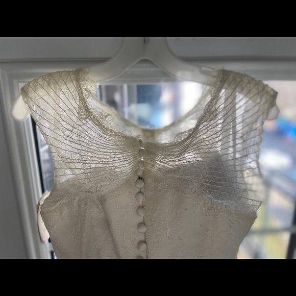 Zac Posen-Truly-Ivory Lace and Tulle Ballgown NWT - Picture 8 of 12